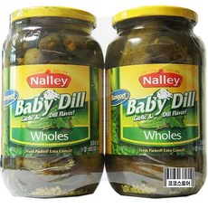 NELLEY넬리 베이비 딜 피클 2개입, 1L, 2개