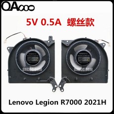 레노버 CPU쿨러 쿨링팬 LENOVO-레기온 노트북 CPU GPU 냉각 팬 5V 및 10V 5-15ACH6H R7000 R7000P 2021, 03 CPU GPU 5V 2021 SET
