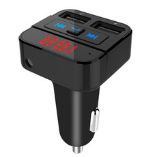 3IN1 블루투스 자동차 어댑터 송신기 자동차용 5 0 FM Mp3 플레이어용 무선 송신기 핸즈프리 USB 충전 2회 AUX 입력