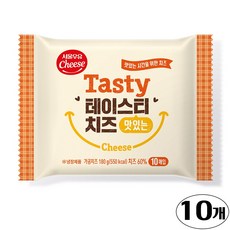 (서울우유) 테이스티 치즈 180g, 10개