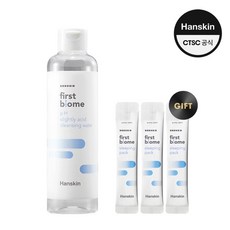 [한스킨] 퍼스트 바이옴 PH 클렌징워터(240ml), 슬리핑팩3매 증정_B0007932
