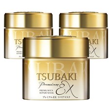 TSUBAKI 思波綺 金耀瞬護髮膜EX, 3罐, 180g