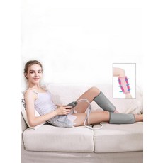  종아리알분해기 다리 알 분해기 하체마사지기, 플러그인 쇼트 핑크 3단 기압 + 온찜질 