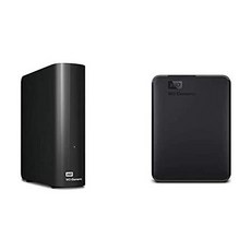 해외1438477 Western 디지털 10TB Elements 데스크탑 하드 드라이브 - USB 3.0 - WDBWLG0100HBK-NESN Bund, One Color_10TB, One Color, 상세 설명 참조0