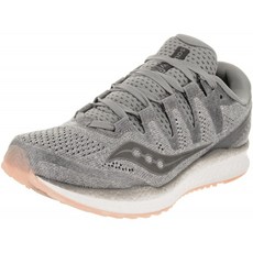Saucony women Freedom Iso? 로드 러닝 슈즈 그레이 피치 5.5 US 로드 러닝