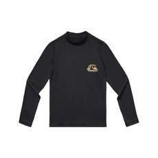 퀵실버 키즈 레이트 드롭 래쉬가드 BLK