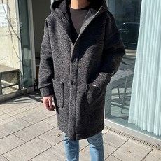 보카시 퍼 후드 코트 가디건/보아털안감/겨울가디건/겨울코트/후드롱가디건/후드롱코트/퍼코트/퍼가디건