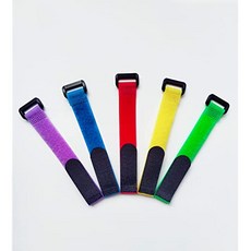 COCS 20 PCS Reusable Fastening Cable Strap Cord Wire Organizer for Home Office Multipurpose Cable Ties Wire Management (Multicolor), 본상품