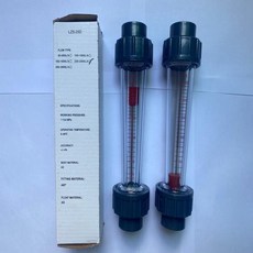유량계 플로우메타 디지털유량계 유량게이지 LOUN ZM 250-2500lH 플라스틱 튜브 액체 물 로타미터 LZS-25, 한개옵션0, 1개