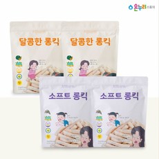 올바름 쌀과자 자일리톨 롱킥 4개 세트, 단품