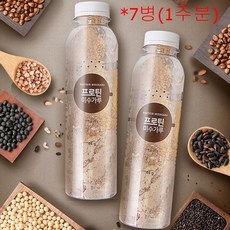 수내츄럴 프로틴 미수가루 식물성 단백질 쉐이크 비건 ISP 보충제 미숫가루 아미노산 분리대두 레시틴 쌀눈 복합 파우더, 7개입, 44G