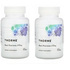 ThorneResearch basic nutrients 2-day 비타민 60캡슐, 60개입, 2개