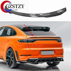 포르쉐 카이엔 쿠페 20-22년용 카본 스포일러 하이퀄리티 윙립 루프 포지드 카본, Carbon fiber