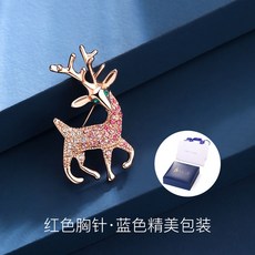 나 데카 오지 이득 어린사슴 브로치 여성 스타일리쉬 뱃지 코사지 페르사주 고정 옷 액세서리