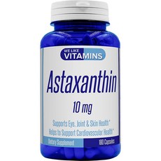 위라이크비타민 아스타잔틴 Astaxanthin 10mg 180캡슐 6개월분, 1개, 180정