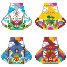 십자수복주머니