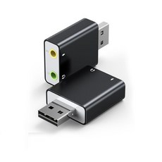 주닉스 HY666 USB 7.1 사운드카드 노트북 데스크탑 플러그, 1개