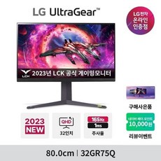 LG전자 LG 울트라기어 32GR75Q (32인치/IPS/QHD/1ms/165Hz) 게이밍 모니터