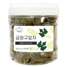 권뱅푸드 국산 금화규 금화규잎차 티백 50티백 고급용기형, 50개, 1g, 1개, 50개입