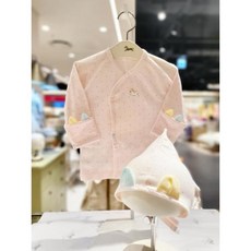  에뜨와 토드배내저고리 귀달이모 2종 세트 (핑크) 07R11700B 임신준비 출산선물 신생아선물 