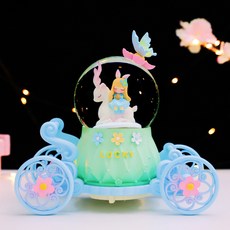 토이브릭스 LED 오르골 회전하는 엔젤 워터볼