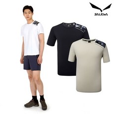 [살레와 본사]남성 돌로미티 트리코트 카모 반팔 티셔츠(O2ST202_M)