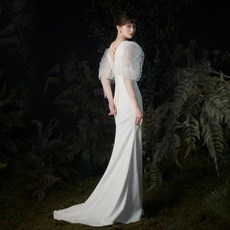 비즈 웨딩 드레스 셀프 리마인드 본식 촬영