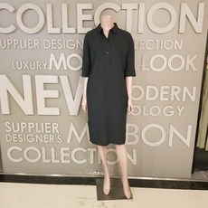 BCBG NC13 케일라 단추 여름 7부 미디원피스 B2B3O674