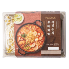 피코크 얼큰하고 시원한 원조 의정부식 부대찌개 680g 냉장 식품, 1개