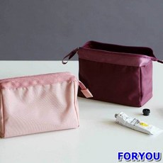 [Foryou] 돌잔치 행사 답례품 메이크업 파우치 화장품 케이스 미니 면 여행 여성 사각 여자 가방 여성백