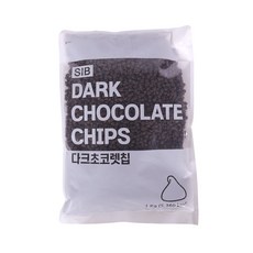 베이킹재료 SIB 다크초코칩 1kg, 9개