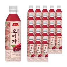 양반 오미자 음료, 500ml, 24개 24개, 500ml