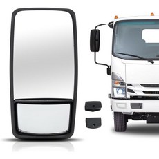 MOFOAP 자동차 룸미러 이스즈 NPR HD NQR NRR GMC 쉐보레 W3500 W4500 W5500 트럭 4HK1 4JJ1 5.2L 3.0L 2008 2023 디리버 사, Left, 1개