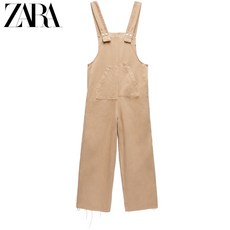 해외 zara 2020 여성 카고 데님 멜빵 팬츠 04406Pants-20958