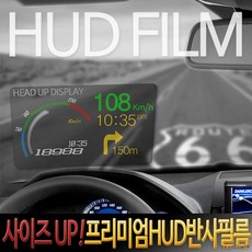 [POIPOI] HUD 필름 헤드업디스플레이 선명한 반사 거치대 [조선거상], PLUS-HUD Film(130mm*150mm)