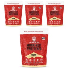 라칸토 몽크프루트 스위트너 에리스리톨 포함 골든, 454g, 4개