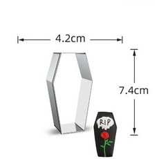 쿠키커터 커터 몰드 토스트 비스킷 개 할로윈 샌드위치 쿠키 샵 케이크 1 도구 코핀 장식 페이스트리 퐁당, 1개
