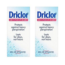 Driclor Antiperspirant Roll On Applicator 드리클로 땀 억제 데오드란트 롤온 어플리케이터 20ml 2팩, 1, 1개