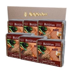슐렌더 바바리안 천연발효 유기농 통호밀빵 실속할인팩(500g ), 500g, 6개
