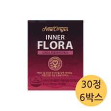 뉴오리진이너플로라 뉴오리진 여성 질 건강 유산균 이너플로라 30정 3박스 2개