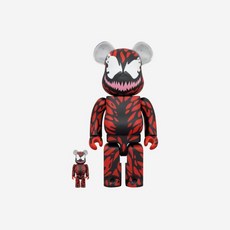 [정품] 베어브릭 마블 스파이더맨 맥시멈 카니지 100% & 400% 세트 Bearbrick Marvel Spider-Man Maximum Carnage Set 1081851