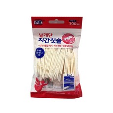 네오 날개단 치간칫솔 이쑤시개 치석 이물질 제거 휴대 대용량, 300개입, 2개
