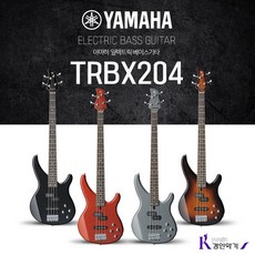 야마하 베이스기타 TRBX204 일렉 trbx-204 입문용 사은품증정, GM