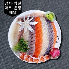 [강서수산시장]피딜 활어모둠회(중) [광어/농어/연어], 1개