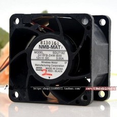 [해외] 일본 NMB 2415FBD4WBX6 12V 3.0A 3 선 속도 폭력 냉각 팬 6CM, 1개