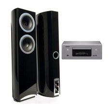 데논 RCD-N10 + 탄노이 Definition DC8T 하이파이오디오, 본체(화이트)