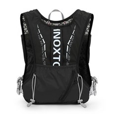 트레일러닝 등산 트레킹 마라톤 런닝 싸이클 조끼 베스트 작은백팩 INOXTO 5L, 모던 블랙