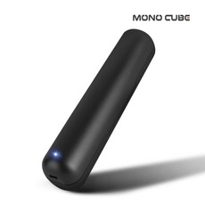 모노큐브 멀티 원케어 휴대용 무선 칫솔살균기 미니 칫솔 UV UV-C USB 충전식 이중살균, 블랙