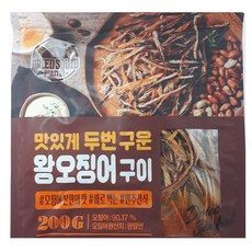 정화식품 맛있게 두번 구운 왕오징어구이 200g