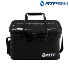 MTF 베테랑 접이식 다용도 낚시 보조가방 살림통, 블랙